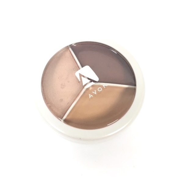 AVON Flawless Makeup Trio Brown Wheelin' Lip Eye Color Concealer Face - Picture 2 of 3